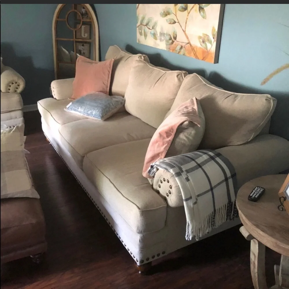 Pottery Barn Blush Pink Velvet Accent Pillow